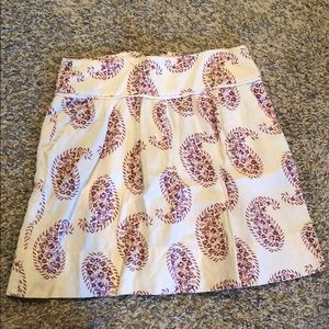 Loft Paisley skirt